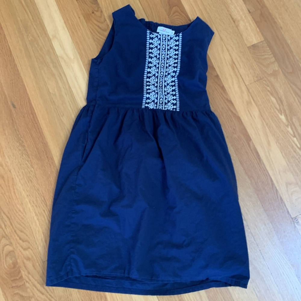 Vineyard vines navy blue dress. Size 14